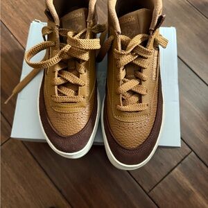 Reebok Two-Tone Leather Sneakers